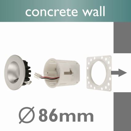 Philips 57993/48/16 - LED - Einbaustrahler MYLIVING SYRMA 1xLED/2,5W/230V