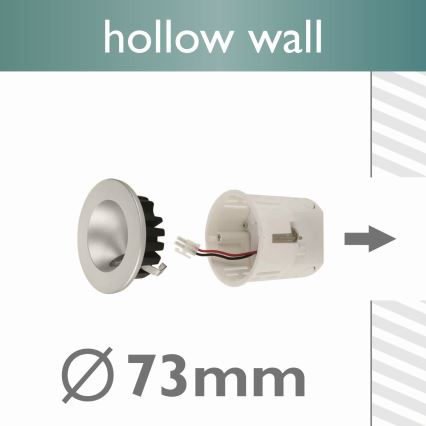 Philips 57993/48/16 - LED - Einbaustrahler MYLIVING SYRMA 1xLED/2,5W/230V