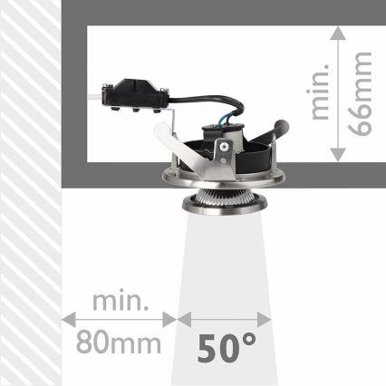 Philips 58215/17/16 - Spotlight MYLIVING SAIPH GU10/35W