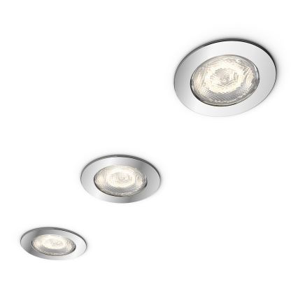 Philips - SET 3x LED Deckeneinbauleuchte für das Bad 3xLED/4,5W IP65