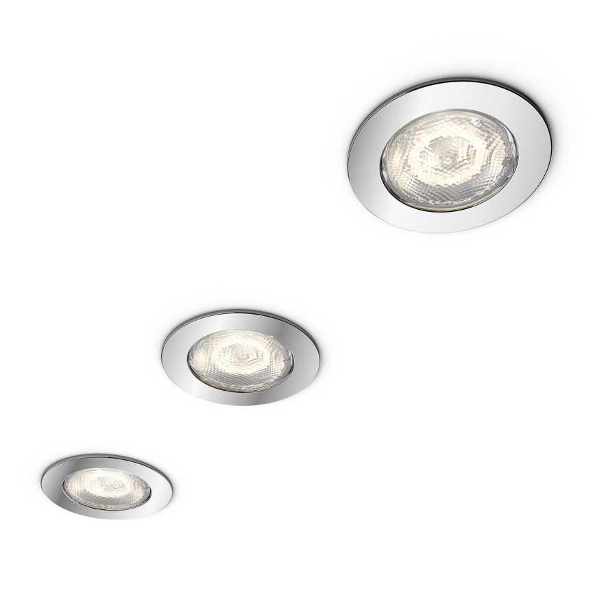 Philips 59007/11/P0 - SET 3x LED Einbauleuchte MYBATHROOM DREAMINESS 3xLED/4,5W/230V