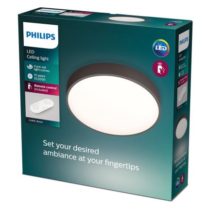 Philips 60262/43/P5 - LED dimmbare Deckenbeleuchtung BROWN 1xLED/28W/230V + DO