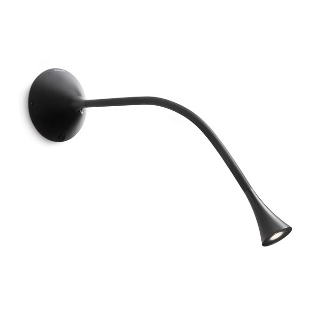 Philips 66730/30/16 - LED Wandleuchte CREATE schwarz 1xHighPower LED/2,5W/230V