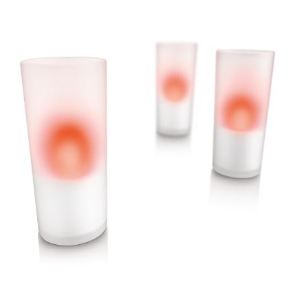 Philips 69108/32/PH - 3xSET LED Kerze CANDLELIGHTS 3xLED/6W