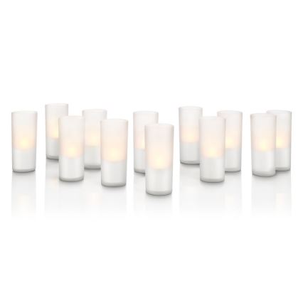 Philips 69133/60/PH - Dekoration LED Kerzen CANDLE LIGHTS (12 Stück Satz) 1xLED/1W/230V