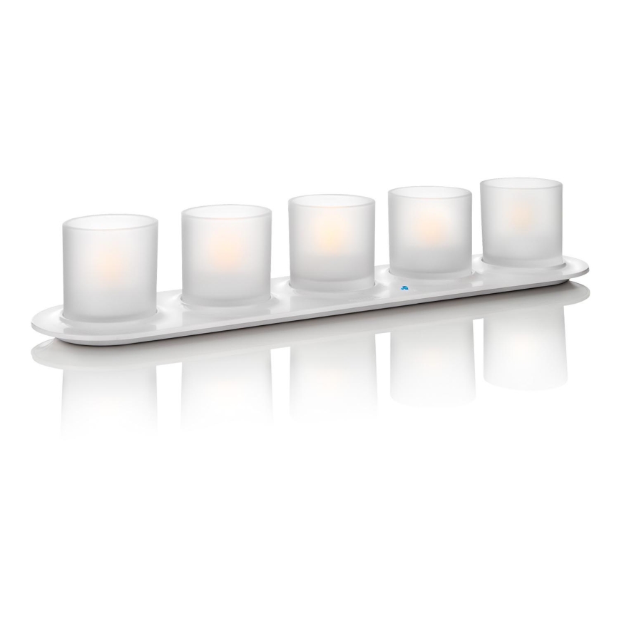 Philips 69188/60/PH - 5xSET LED Kerze CANDLELIGHTS 5xLED/0,5W
