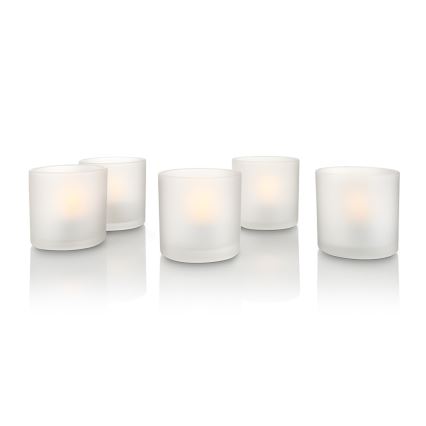 Philips 69188/60/PH - 5xSET LED Kerze CANDLELIGHTS 5xLED/0,5W