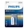 Philips 6LR61E1B/10 - Alkalibatterie 6LR61 ULTRA ALKALINE 9V 600mAh