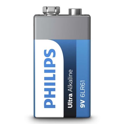 Philips 6LR61E1B/10 - Alkalibatterie 6LR61 ULTRA ALKALINE 9V 600mAh