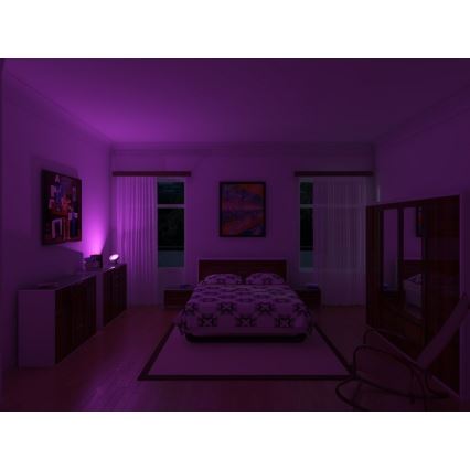 Philips 70999/60/PH - Dimmbare Tischlampe LIVINGCOLORS IRIS 1xLED/10W/230V klar