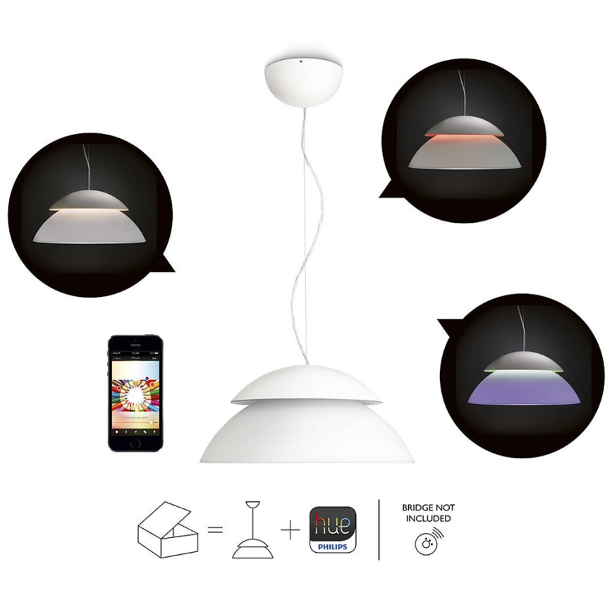 Philips 71200/31/PH - Kronleuchter HUE BEYOND 4xLED/4,5W/230V/RGB