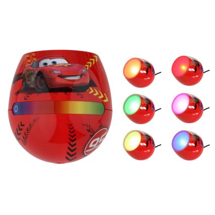 Philips 71704/32/16 - Dekoration Kinder LED Leuchte LIVINGCOLORS MICRO DISNEY CARS 1xRGB LED/4,7W/230V