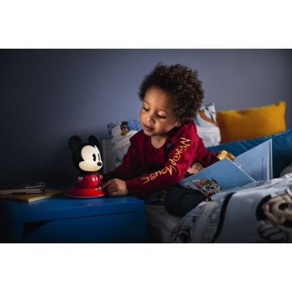 Philips 71709/30/16 -  kinderlampe DISNEY SOFTPAL MICKEY LED/1W/220-240V