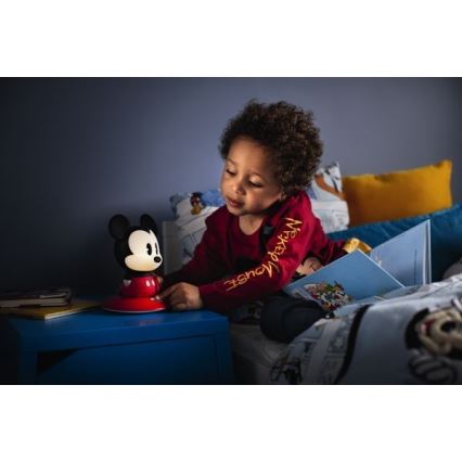 Philips 71709/30/16 -  Kinderlampe DISNEY SOFTPAL MICKEY LED/1W/230V