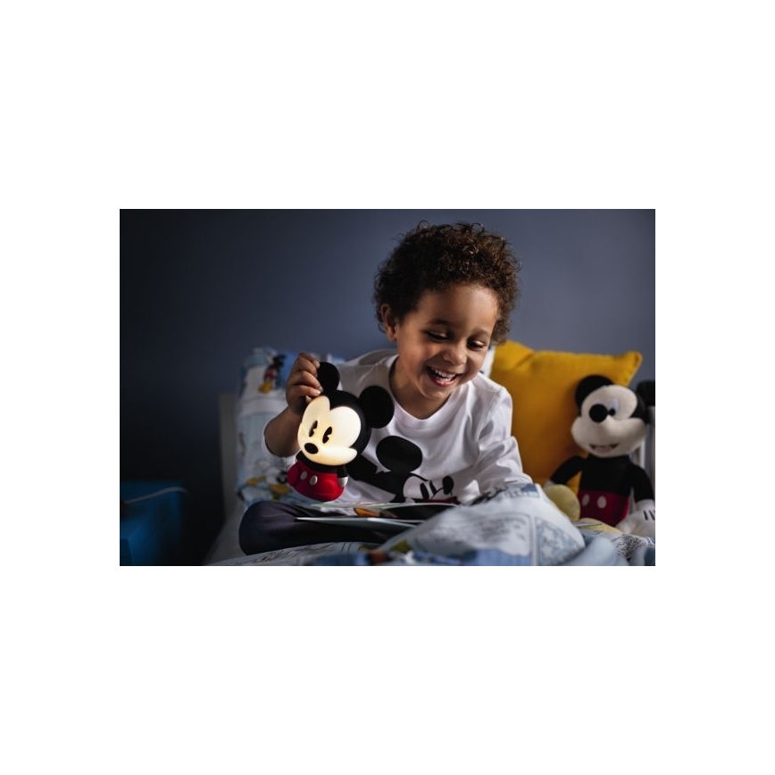 Philips 71709/30/16 -  kinderlampe DISNEY SOFTPAL MICKEY LED/1W/220-240V