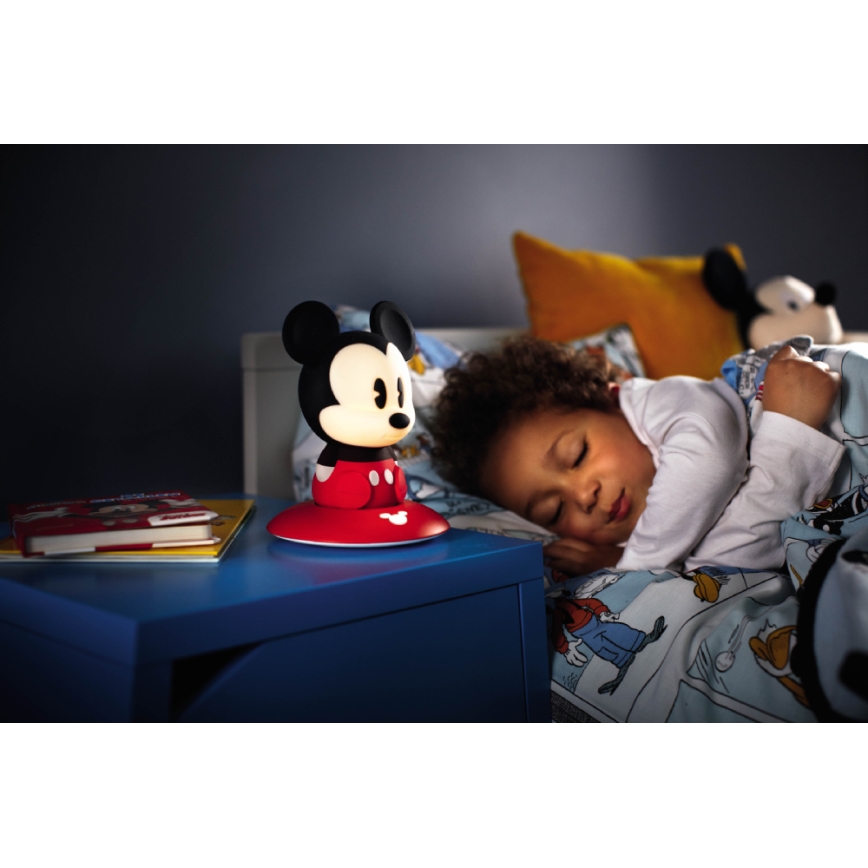 Philips 71709/30/16 -  kinderlampe DISNEY SOFTPAL MICKEY LED/1W/220-240V