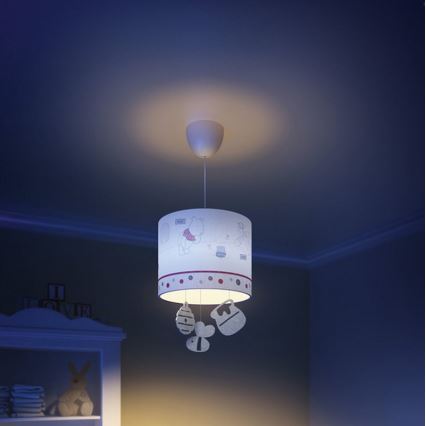 Philips Massive 71753/34/16 - Dětský lustr WINNIE THE POOH E27/23W/230V