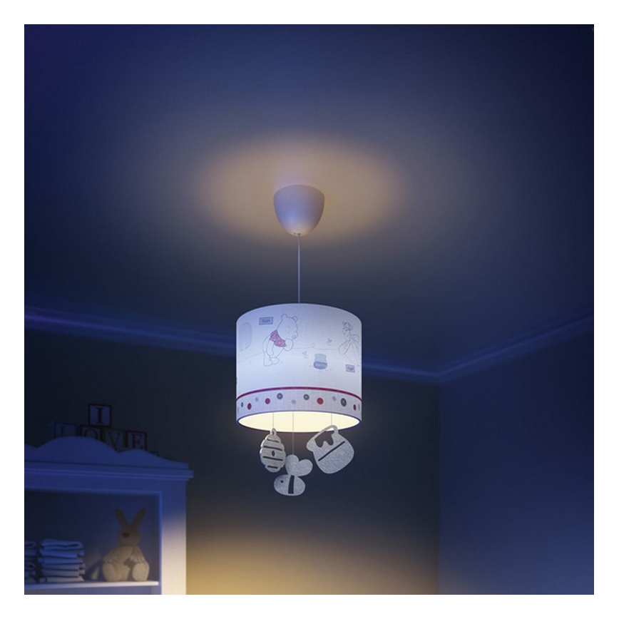 Philips Massive 71753/34/16 - Dětský lustr WINNIE THE POOH E27/23W/230V