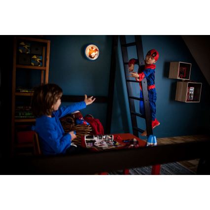 Philips 71760/40/16 - Kinder LED-Wandleuchte DISNEY SPIDER-MAN 1xLED/4W/230V
