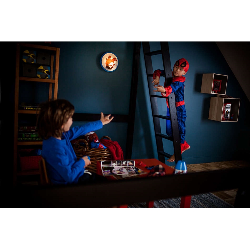 Philips 71760/40/16 - Kinder LED-Wandleuchte DISNEY SPIDER-MAN 1xLED/4W/230V