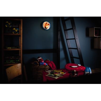 Philips 71760/40/16 - Kinder LED-Wandleuchte DISNEY SPIDER-MAN 1xLED/4W/230V
