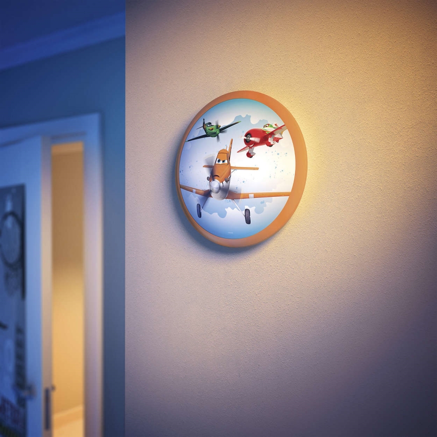 Philips 71760 53 16 Led Kinder Wandleuchte Disney Planes 1xled 4w 230v Beleuchtung De