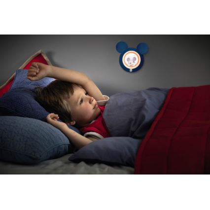 Philips 71766/30/16 - LED Kinder-Sensorleuchte MICKEY 1xLED/0,06W/2xAAA