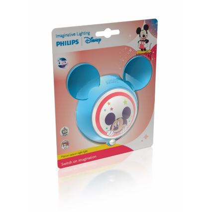 Philips 71766/30/16 - LED Kinder-Sensorleuchte MICKEY 1xLED/0,06W/2xAAA