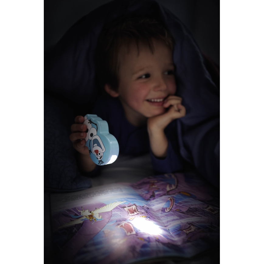 Philips 71767/08/16 - die LED - Kinderlampe DISNEY FROZEN 1xLED/0,3W/2xAAA