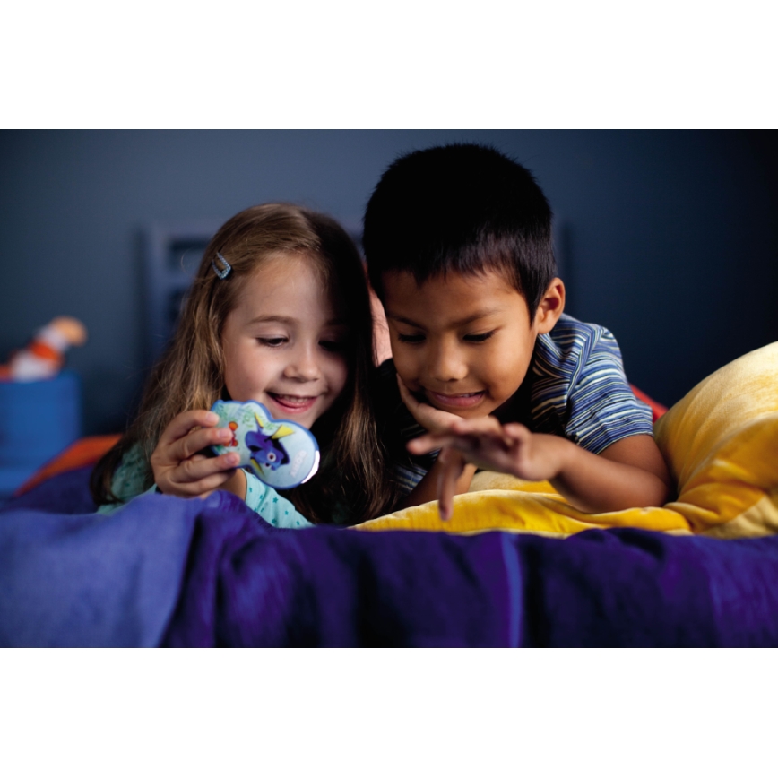Philips 71767/35/P0 - LED Kinder Taschenlampe DISNEY DORY 1xLED/0,3W/2xAAA