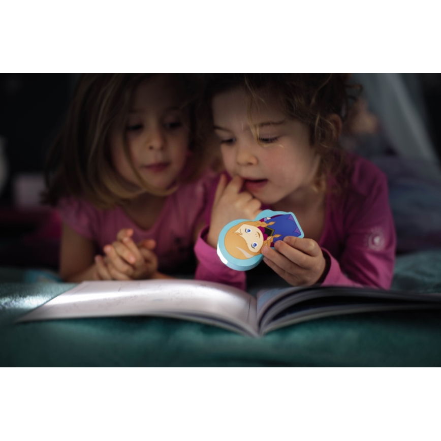 Philips 71767/36/16 - LED Kinder Taschenlampe DISNEY ANNA 1xLED/0,3W/2xAAA