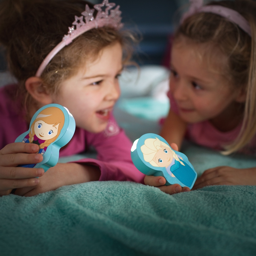 Philips 71767/37/16 - Kinder Taschenlampe DISNEY ELSA LED/0,3W/2xAAA