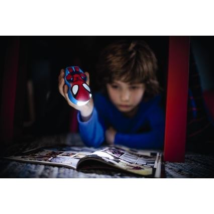 Philips 71767/40/16 - Kinder LED Taschenlampe DISNEY SPIDER-MAN 1xLED/0,3W/3V