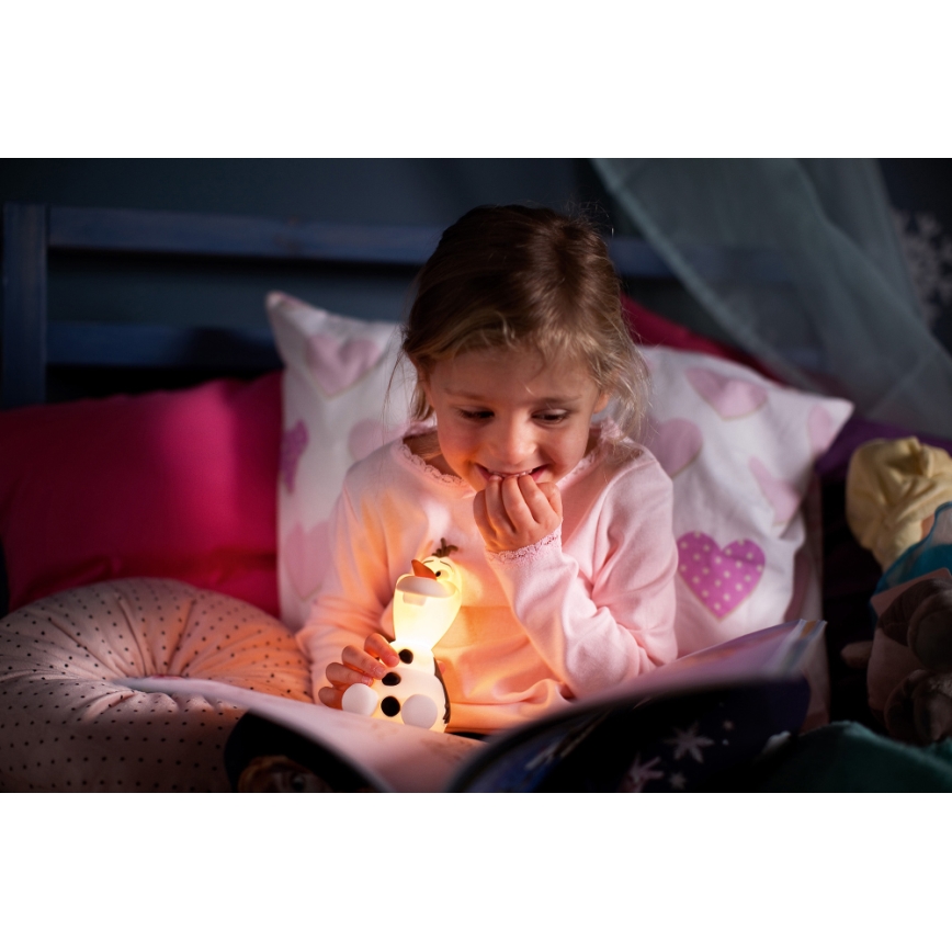 Philips 71768/08/16 - die LED - Kinderlampe FROZEN 1xLED/0,2W/2xAAA