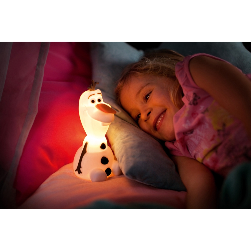 Philips 71768/08/16 - die LED - Kinderlampe FROZEN 1xLED/0,2W/2xAAA