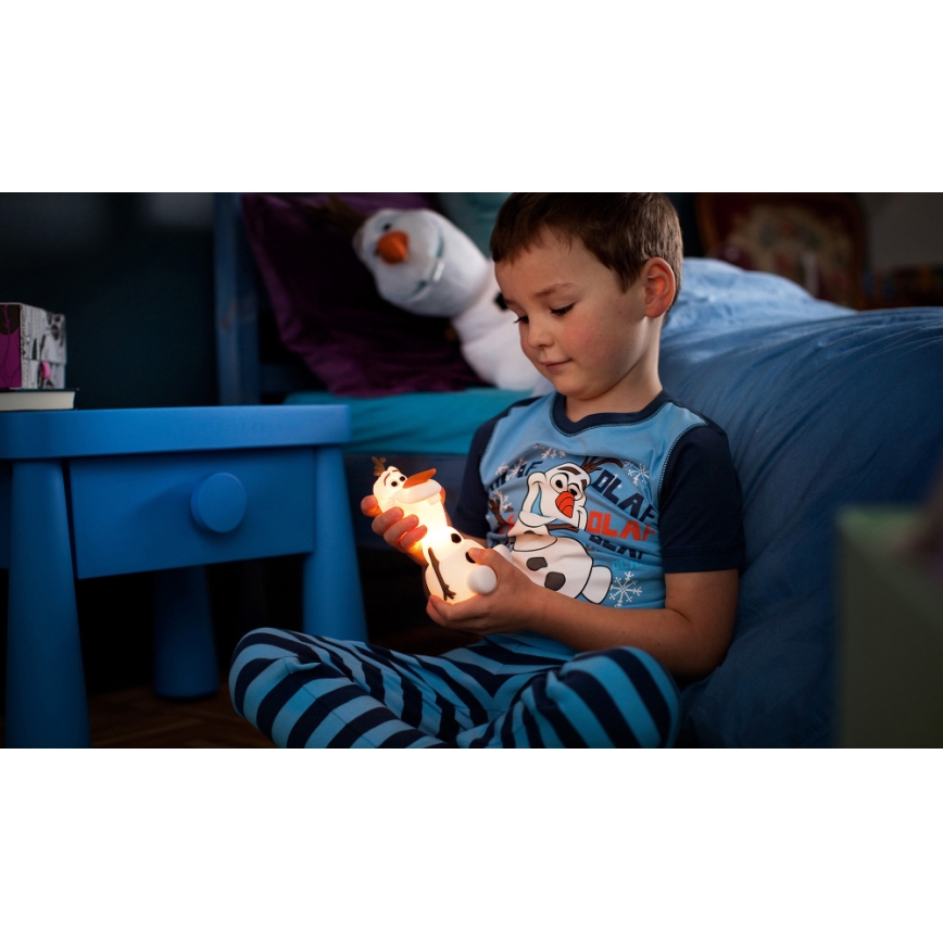 Philips 71768/08/16 - die LED - Kinderlampe FROZEN 1xLED/0,2W/2xAAA