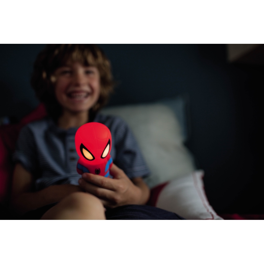 Philips 71768/40/16 - die LED - Kinderlampe DISNEY SPIDER-MAN 2xLED/0,2W/2xAAA