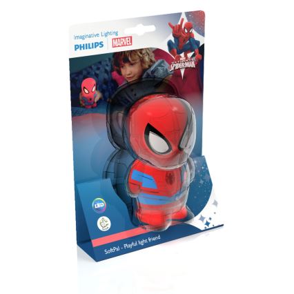 Philips 71768/40/16 - die LED - Kinderlampe DISNEY SPIDER-MAN 2xLED/0,2W/2xAAA