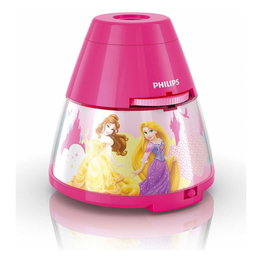 Philips 71769/28/16 - Kinderlampe und Projektor DISNEY PRINCESS LED/0,1W/3xAA