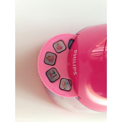 Philips 71769/28/16 - Kinder Tischlampe und Bildprojektor DISNEY PRINCESS 1xLED/0,1W + 3xLED/0,3W/4,5V
