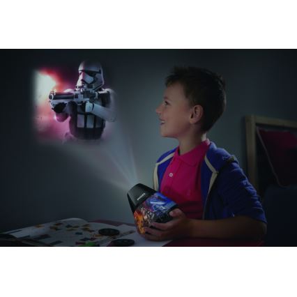 Philips 71769/30/P0 - LED Kinderprojektor DISNEY STAR WARS LED/0,1W/3xAA