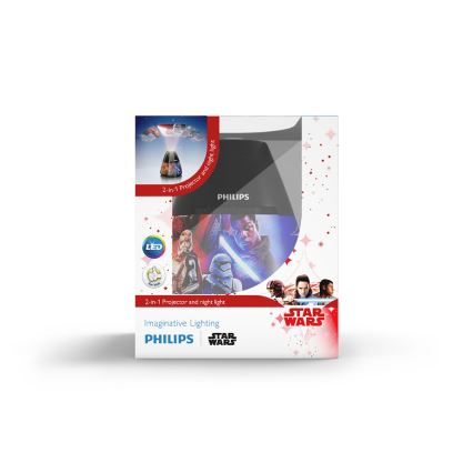 Philips 71769/30/P0 - LED Kinderprojektor DISNEY STAR WARS LED/0,1W/3xAA