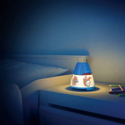 Philips 71769/40/16 - Kinderprojektor DISNEY SPIDER-MAN 1xLED/0,1W