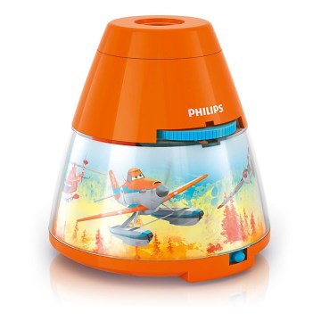 Philips 71769/53/16 - LED Kinderprojektor DISNEY PLANES 1xLED/0,1W/3xAA