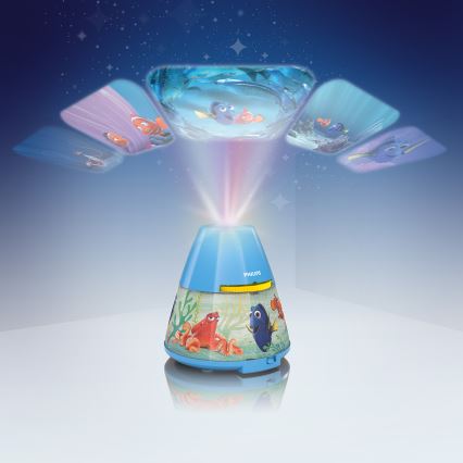 Philips 71769/90/16 - Kinder-Projektor DISNEY FINDING DORY LED/0,1W/3xAAA