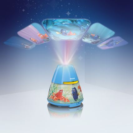 Philips 71769/90/16 - LED-Kinderprojektor DISNEY DORY LED/0,1W/3xAAA