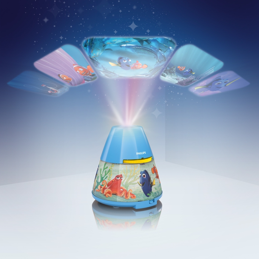 Philips 71769/90/16 - Kinder-Projektor DISNEY FINDING DORY LED/0,1W/3xAAA