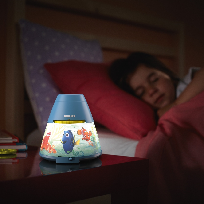 Philips 71769/90/16 - Kinder-Projektor DISNEY FINDING DORY LED/0,1W/3xAAA