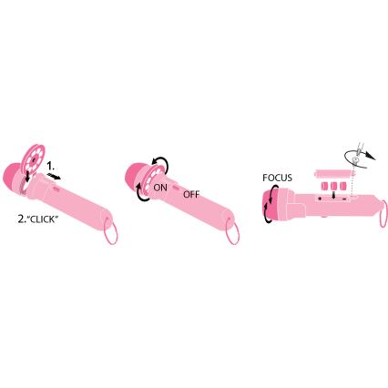 Kinder-Projektor LED/3xLR44