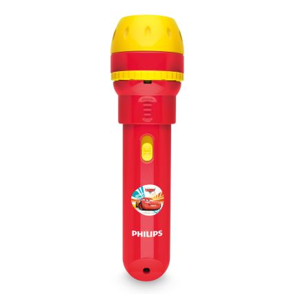 Philips 71788/32/16 - LED-Taschenlampe für Kinder und Projektor DISNEY CARS LED/3xLR44